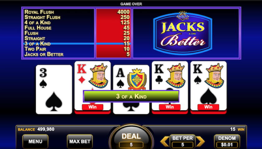 Guide to Play Online Video Poker