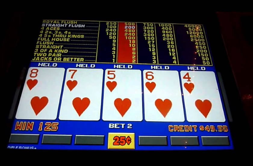 Video Poker Hands Odds